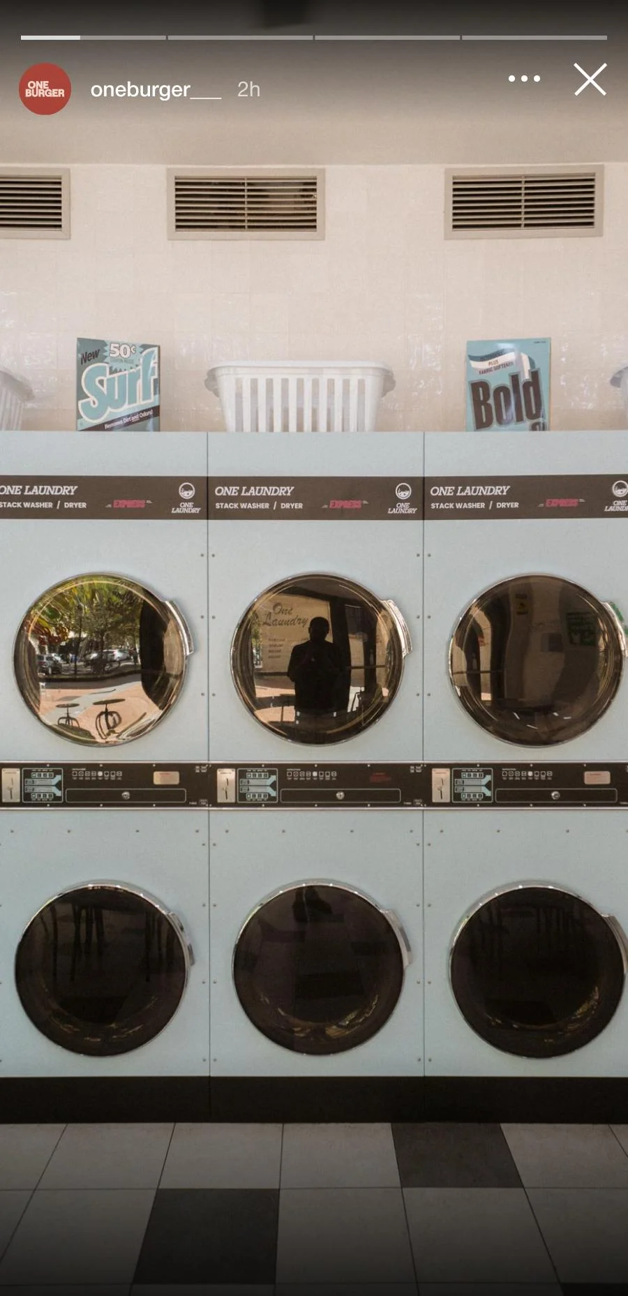 Discover One Burger Laundry edition